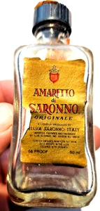 Amaretto di Saronno Original 56 Proof 50 ml glass Bottle Italy - Picture 1 of 4