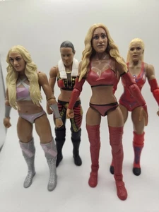 Wwe Female Wrestler Figures Lot Of 4 B15 - Bild 1 von 4