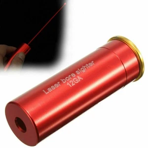 12GA Laserpatrone Schussprüfer Einschießhilfe Justierpatrone Mündungslaser Rot - Bild 1 von 2