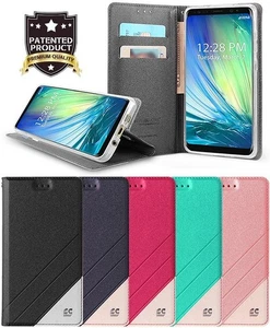 WALLET CREDIT CARD SLOT CASE + WRIST STRAP FOR ZTE BLADE X MAX, BLADE MAX 3 - Picture 1 of 13