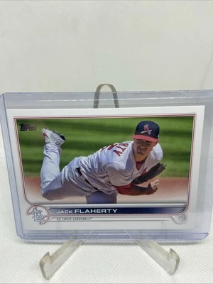 2022 Topps #588 Jack Flaherty SP Short Print Image Variation Card - Image 1 of 2