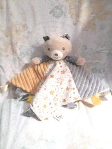 Bear Be A Star Mary Meyer Taggies Plush Baby Lovey Security Blanket Gold Stars - Picture 1 of 9