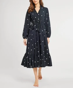 NWOT $420 Millie Resort &Travel Astrid Midi Floral Cotton Dress in Debut M - Picture 1 of 9