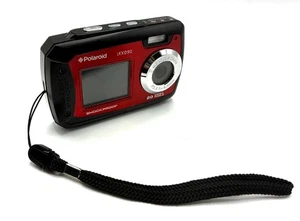 Polaroid iXX090 Dual Screen Shock & Waterproof 20MP Digital Camera - Red- Works  - Picture 1 of 4