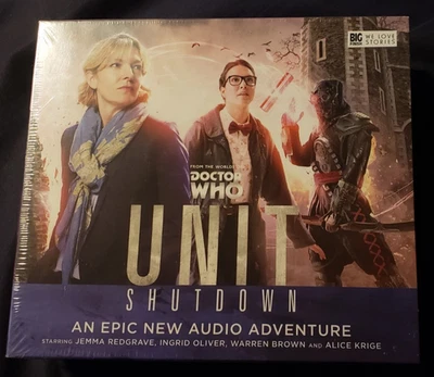 Doctor Who UNIT #2 (New Era) SHUTDOWN Audio Big Finish CD OOP New Sealed - Image 1 of 4