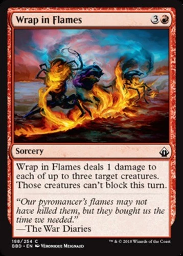 Wrap in Flames - Battlebond - Near Mint - Image 1 of 1