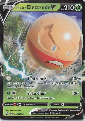 Hisuian Electrode V - Promo SWSH: Sword & Shield Promo Cards SWSH294 NM Holo - Image 1 of 2