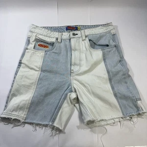 Empyre Jean Shorts Patch Multi Denim Men’s Size 32 - Picture 1 of 8