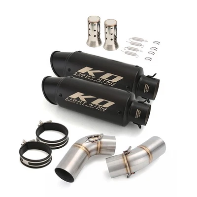 For Ducati Monster 795 796 696 1100 Exhaust Middle Link Pipe Real  Muffler Tube - Image 1 of 4