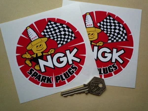 Bujías NGK 4" Pr Pegatina redonda Honda Z600 Beat Toyota coche de carreras bicicleta - Imagen 1 de 1