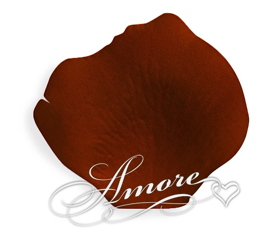 1000 pétalos de rosa de seda para boda coñac, pétalos y guirnaldas, pétalos de rosa Foto 1 de 1