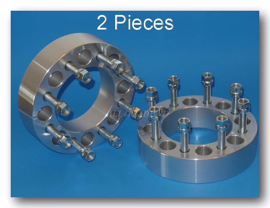 2 piezas Dodge Ram 2500 3500 8 tacos espaciadores de rueda 8x6,5 - 2" pulgadas - 9/16" perno Foto 1 de 1