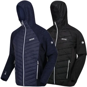 Regatta Andreson Mens Water Repellent Hooded Hybrid Jacket RRP £60 - Picture 1 of 6