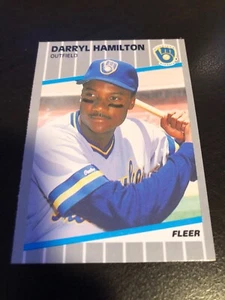 1989 Fleer - #187 Darryl Hamilton - Picture 1 of 1