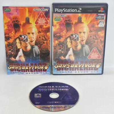 BIOHAZARD Gun survivor 4 PS2 Playstation 2 For JP System 1755 p2 - Image 1 of 4