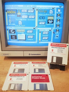 AMIGA 2000HD Professional Interactive Software Disks 1000/3000/4000/1200/500/600 - Picture 1 of 4