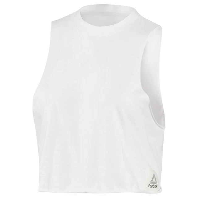 Reebok Canotta Donna Pronta per Allenamento Crop (Bianco) BS3344 - Immagine 1 di 1
