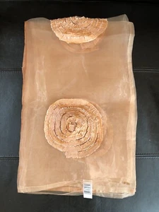 Ostern/Frühling transparent Orange-Beige Mittel Decke 84x84 cm - Bild 1 von 5
