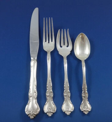 Набор столовых приборов Savannah от Reed & Barton из чистого серебра на 8 персон 32 предмета - Изображение 1 из 4