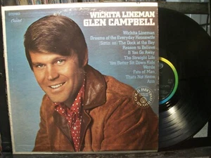 GLEN CAMPBELL Wichita Lineman LP 1968 Capitol ST-103 - Imagen 1 de 2