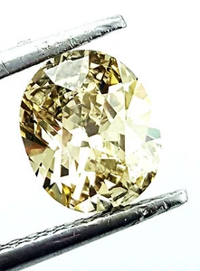 1CT Diamond Fancy Yellow Color Oval Cut Natural Loose GIA Certified SI2 Clarity - Picture 1 of 8