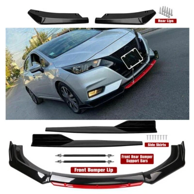 Front Rear Bumper Lip Spoiler Diffuser Body Kit Side Skirt For Nissan Sentra — 第 1/4 张图片