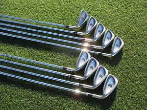 Cleveland TA6 Irons OEM Regular Flex Steel Shafts 3-PW+SW RH 9 Clubs VERY GOOD - Picture 1 of 16