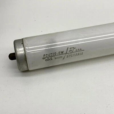 Vintage Sylvania F24T12/CW Fluorescent 24W 22" Lamp Light Bulb Single Pin Fa8 - Image 1 of 4
