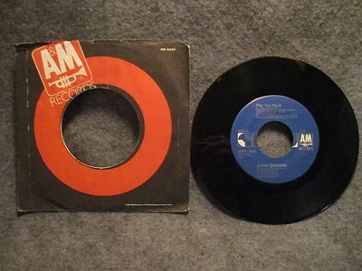 45 RPM 7" Record Janet Jackson You Need Me & Miss You Much 1989 A & M AM-1445 - Image 1 of 4