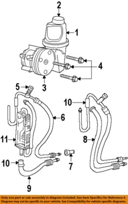 Used Power Steering Pump fits: 2004 Dodge Dakota 3.7 Grade A - Image 1 of 2