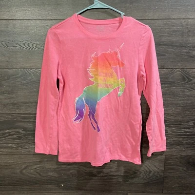 Children’s Place Pink Unicorn Long Sleeve Girls Size Xxl 16 Comb Ship All #SB01 - Image 1 of 4