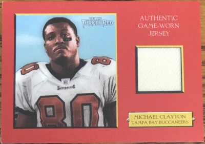 2006 Topps Turkey Red Relics Red Michael Clayton TRR-MC #’d 270/399 - Image 1 of 2