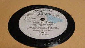 ROSEMARY CLOONEY COLUMBIA 78 RPM RECORD 39052 YOU'RE JUST IN LOVE "WLP" - Imagen 1 de 2