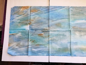 2013 Mickey Lawler SKYDYES Handpainted Settling Sun Art Fabric 22x36 - Picture 1 of 2