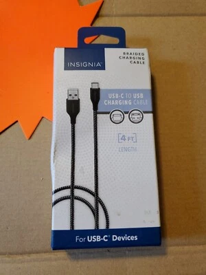 Insignia 4' Usb-C To Usb-A Charge-And-Sync Cable - Image 1 of 2