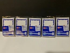 Avery Dennison Ave-5144 Self-adhesive Name Badge Label - 2.34" 100 Count - Picture 1 of 1
