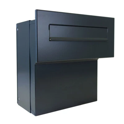 Through The Wall LFD-041 Letterbox with Telescopic Lockable Steel Mail Chute - Image 1 of 4