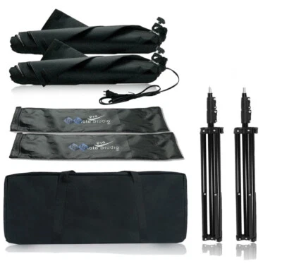 LimoStudio (2 Set) 21”x21 “Dimension Soft Box with Buil in single bulb socket. - Image 1 of 4