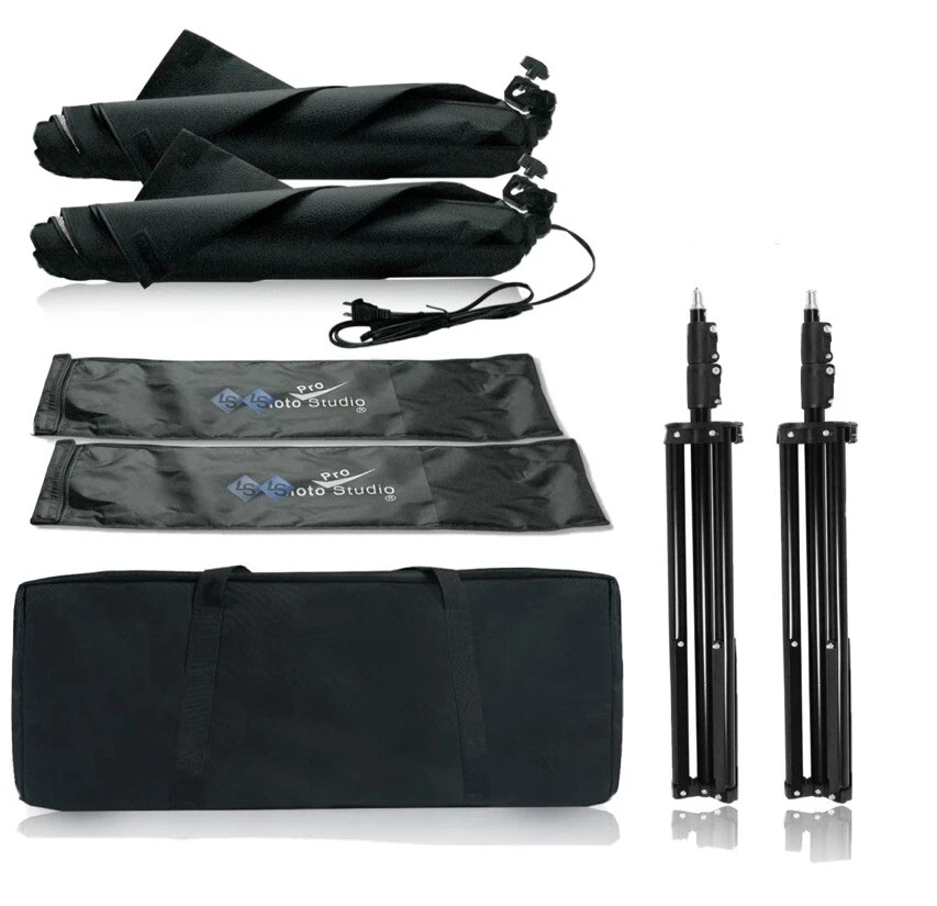 LimoStudio (2 Set) 21”x21 “Dimension Soft Box with Buil in single bulb socket. - Image 1 of 4