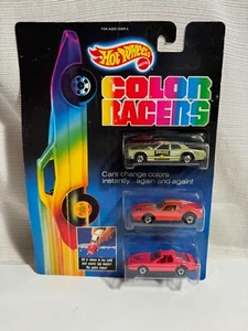 Hot Wheels  Color Racers  II 3 Pack Factory Sealed Street Beast Sheriff Firebird - Picture 1 of 10