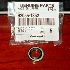 KAWASAKI GPZ1100,KLR250,KLR300,KLX300,VULCAN 800, VALVE COVER BOLT O-RING SEAL - Picture 1 of 2