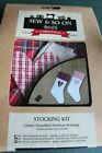 Do Crafts  sewing kit to make two Christmas stockings, approx 45 X 16 cm