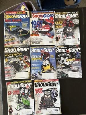 Lot Of  (8) Vintage Snow Goer Magazines 1994-2011 - Image 1 of 4