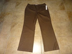 WOMEN'S SIZE 16 BROWN DRESS PANTS BY COLDWATER CREEK **NWT** - Picture 1 of 3