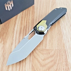 REMETTE Peregrine Folding Knife 3.13" Bohler M390 Steel Blade Titanium Handle - Picture 1 of 13