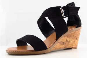 Jore Ankle Strap Black Synthetic Women Shoes Size 6 Medium - Picture 1 of 6