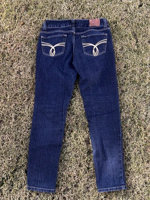 Paris Blues! Jean junior para mujer/talla 11/azul lavado oscuro Foto 1 de 4