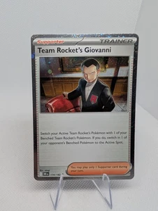 Team Rocket's Giovanni (Cosmos Holo) 174/182 - Pokemon TCG Destined Rivals - NM - Picture 1 of 3