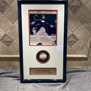 Alex Rodriguez Texas Rangers Baseball Shadowbox 117/1000 Stacks Of Plaques Cert - Picture 1 of 7