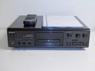 Sony MDS-JA333ES High-End MiniDisc Recorder Schwarz, FB&BDA, 2 Jahre Garantie